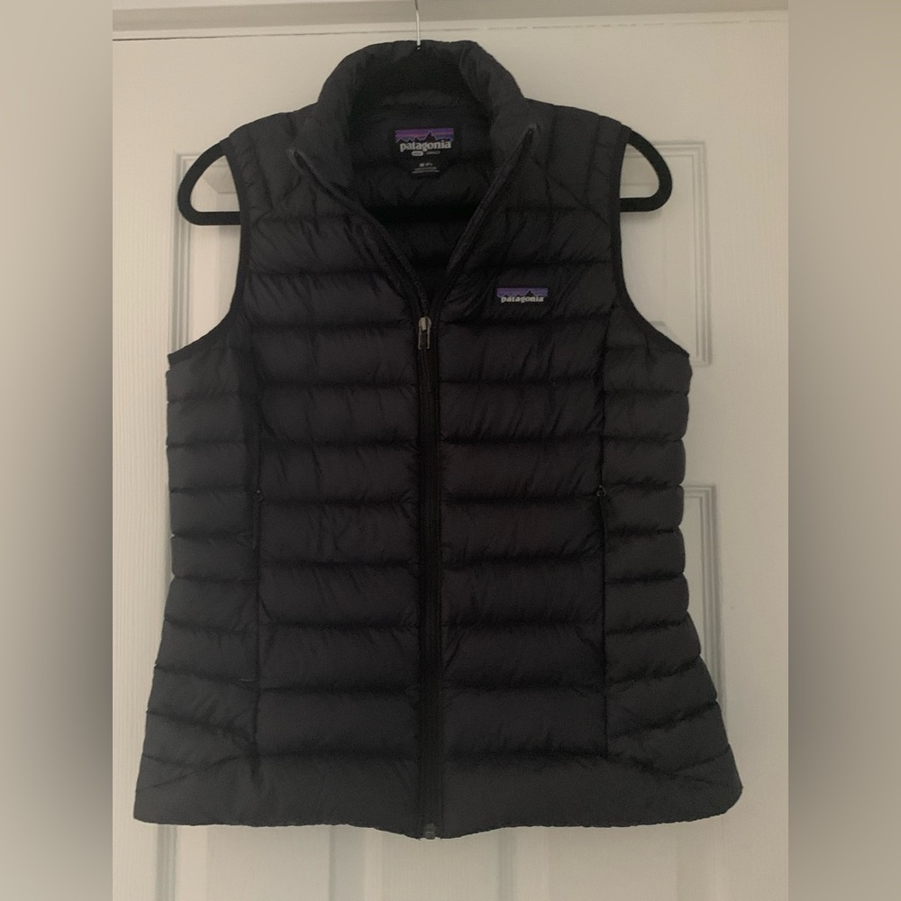 Patagonia Women's Down Sweater Vest, like new, Black, Size Medium.  $90